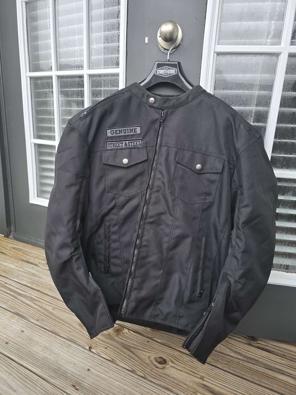 Genuine Street & Steel Black Men's Bomber Jacket
